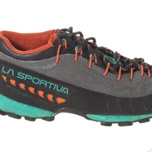 Woman’s SZ 7 La Sportiva TX4 Orange and Teal Trail Shoes